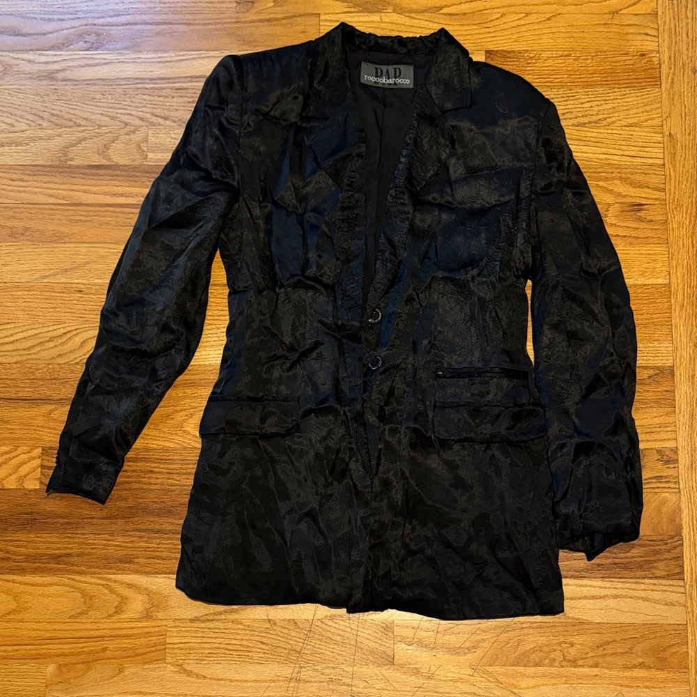 Roccobarocca Black Women's Blazer